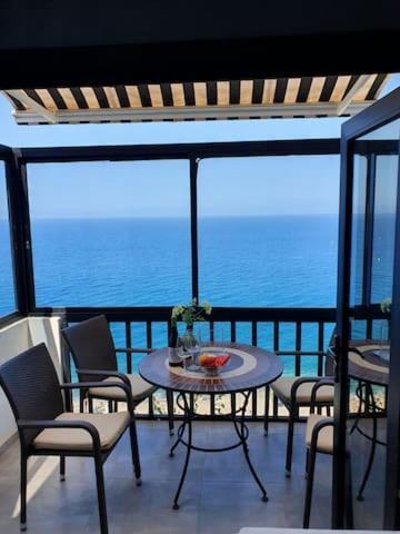 Very Romantic Seaview Apartment Patalavaca Mogan With Warm Pool Eksteriør billede