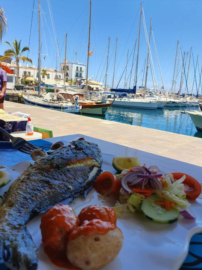 Very Romantic Seaview Apartment Patalavaca Mogan With Warm Pool Eksteriør billede