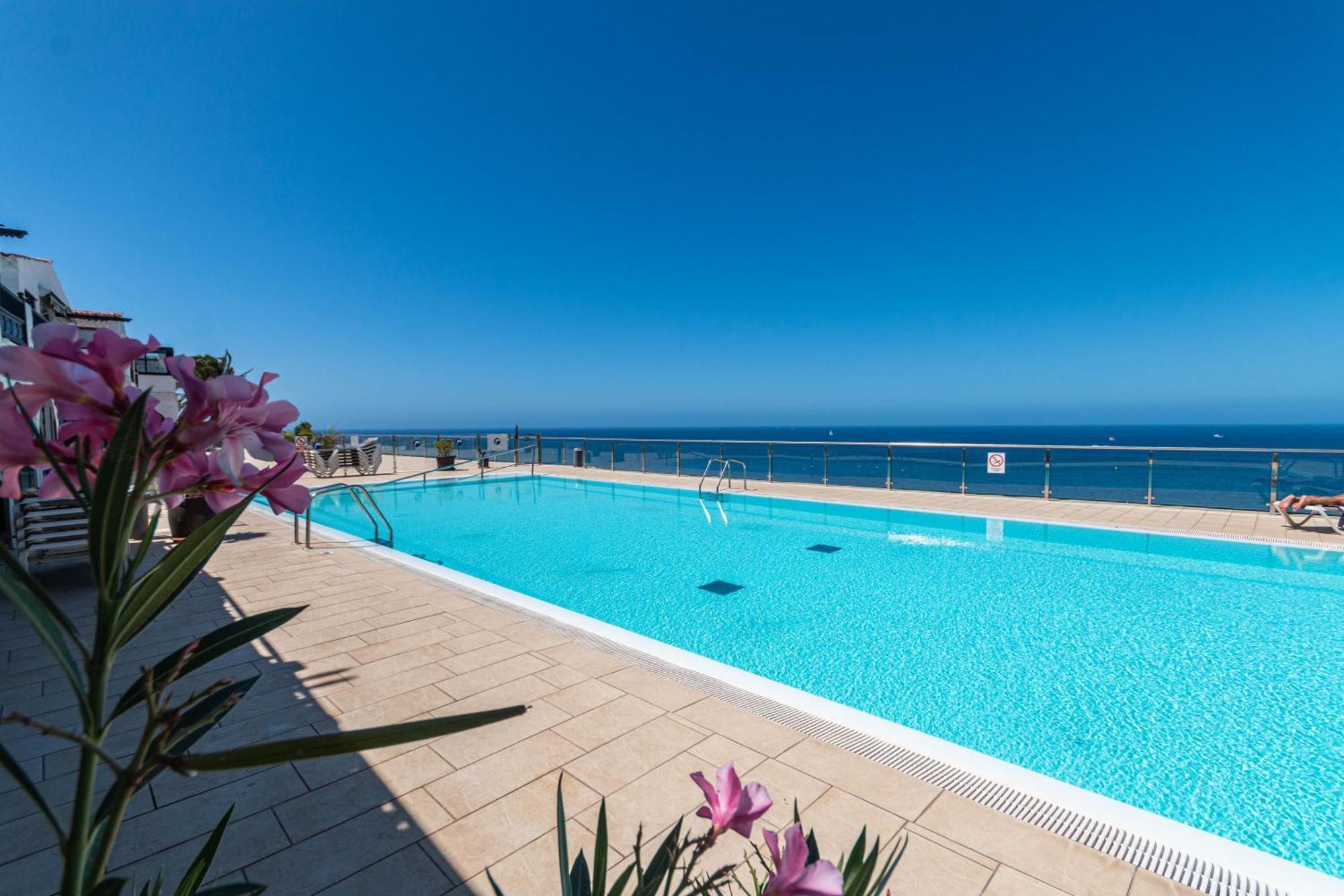 Very Romantic Seaview Apartment Patalavaca Mogan With Warm Pool Eksteriør billede